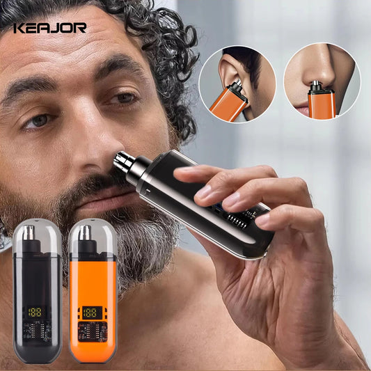 Nose Hair Trimmer Rechargeable Electric Nose Hair Remover | Mini Pocket Portable Nose Hair Clipper - Ultra Trendy