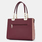 CHRISBELLA Elegant Quilted Side Tote Bag + Matching Wallet Set - Ultra Trendy