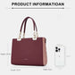 CHRISBELLA Elegant Quilted Side Tote Bag + Matching Wallet Set - Ultra Trendy