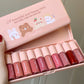 10Pcs Glitter Moisturizing Lip Gloss Set - Non-Stick Mixed Color Palette for All Skin Types - Ultra Trendy