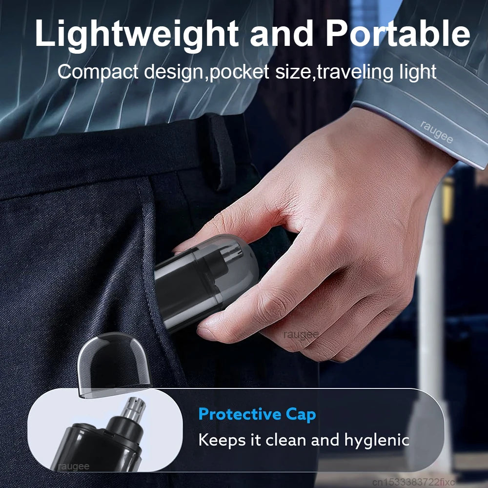 Nose Hair Trimmer Rechargeable Electric Nose Hair Remover | Mini Pocket Portable Nose Hair Clipper - Ultra Trendy