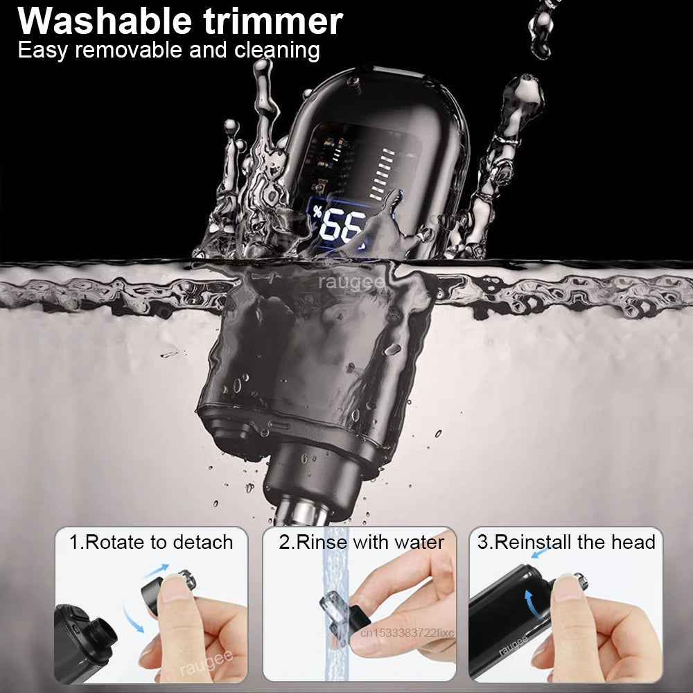Nose Hair Trimmer Rechargeable Electric Nose Hair Remover | Mini Pocket Portable Nose Hair Clipper - Ultra Trendy