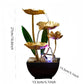 1pc 3-Tier Design Indoor Desktop Fountain, Relaxing Flowing Waterfall Fountain for Office, Living Room, Bedroom, TV Cabinet Decoration - Ultra Trendy