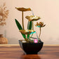 1pc 3-Tier Design Indoor Desktop Fountain, Relaxing Flowing Waterfall Fountain for Office, Living Room, Bedroom, TV Cabinet Decoration - Ultra Trendy