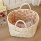 Floral Storage Basket for Home Use, Fabric Tote Bag for Organizing, Large Capacity Miscellaneous Basket - Ultra Trendy