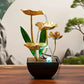 1pc 3-Tier Design Indoor Desktop Fountain, Relaxing Flowing Waterfall Fountain for Office, Living Room, Bedroom, TV Cabinet Decoration - Ultra Trendy