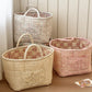 Floral Storage Basket for Home Use, Fabric Tote Bag for Organizing, Large Capacity Miscellaneous Basket - Ultra Trendy