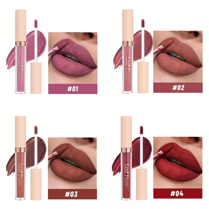 Set of 8 Liquid Matte Lipsticks - Long-Wear, Waterproof, Cup-Proof