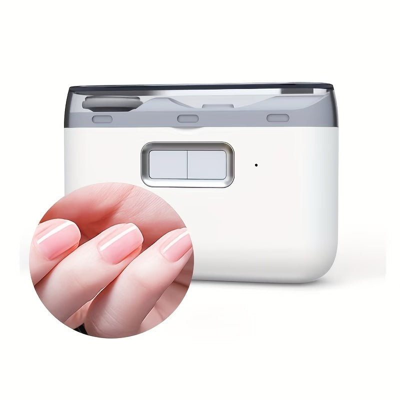 2-in-1 Electric Nail Clipper & Polisher – Automatic Manicure Tool