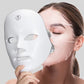 7-Color LED Light Therapy Facial Mask - Salon Grade Quality Facial And Neck Care Beauty Instrument, USB Rechargeable