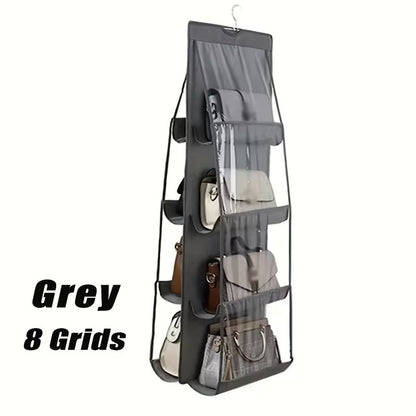 Multi-Layer Handbag Organizer, Foldable Hanging Closet Storage Rack