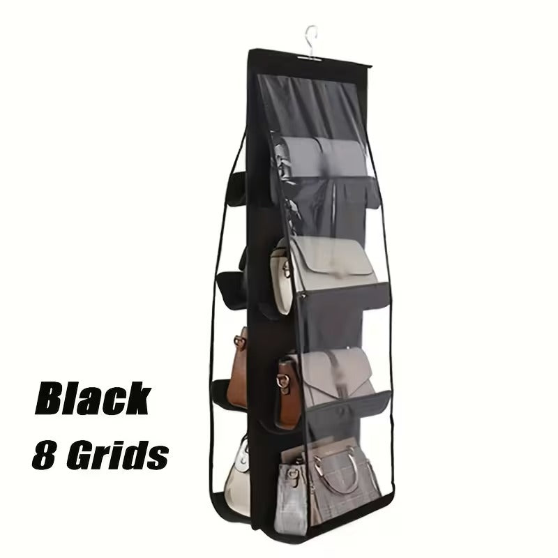 Multi-Layer Handbag Organizer, Foldable Hanging Closet Storage Rack